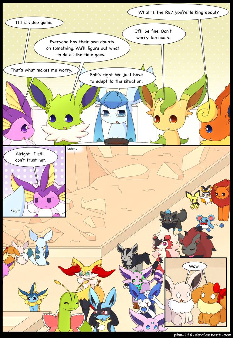 Es Special Chapter Page Eeveelution Squad Comic Fury Comic Fury Webcomic Hosting