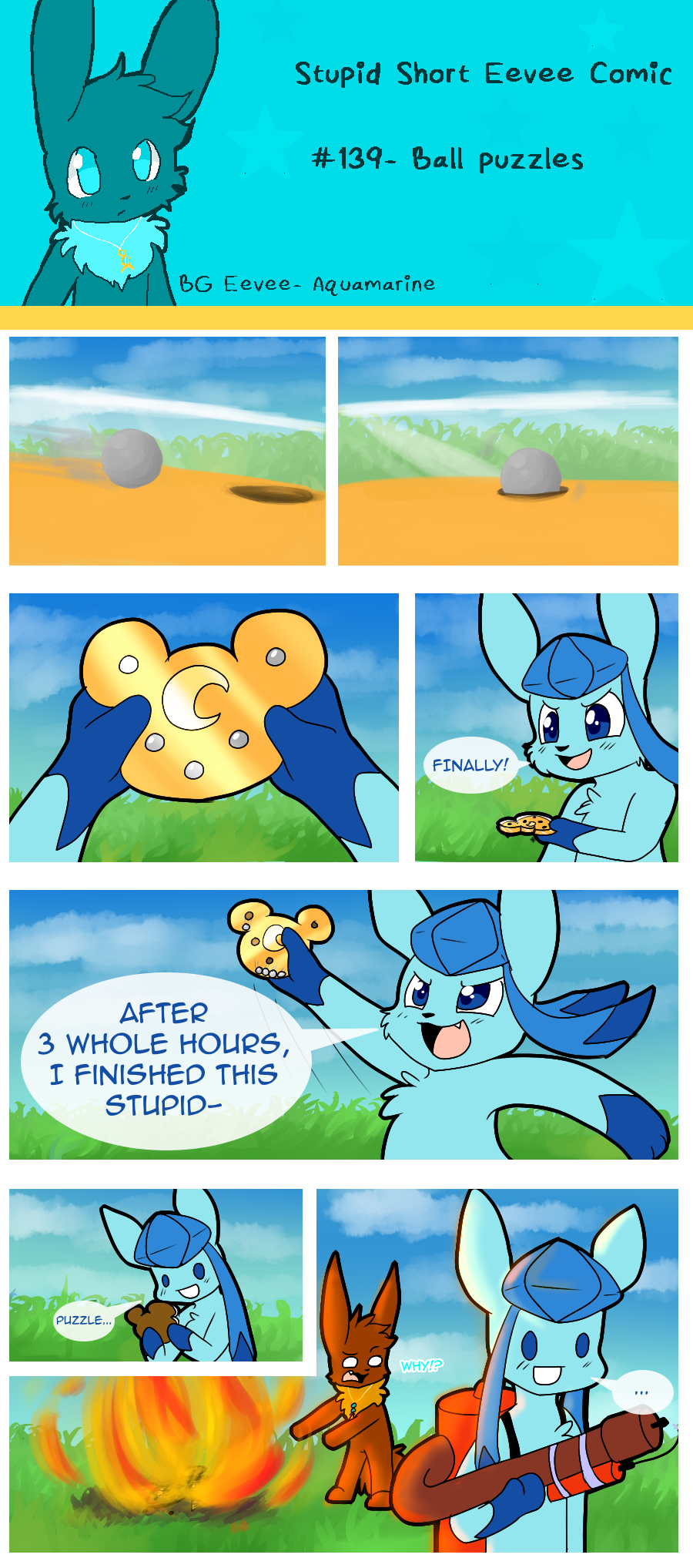 Ball Puzzles Stupid Short Eevee Comic Comic Fury Comic Fury Webcomic Hosting