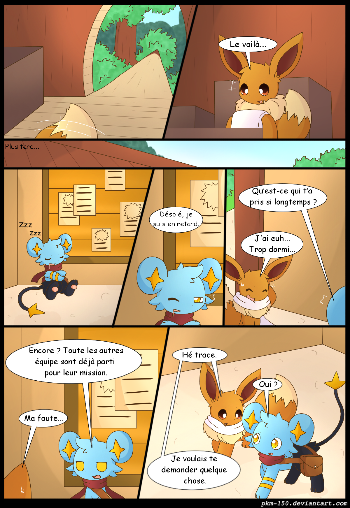 Chapitre Sp Ciale Page Eeveelution Squad En Fran Ais Comic Fury