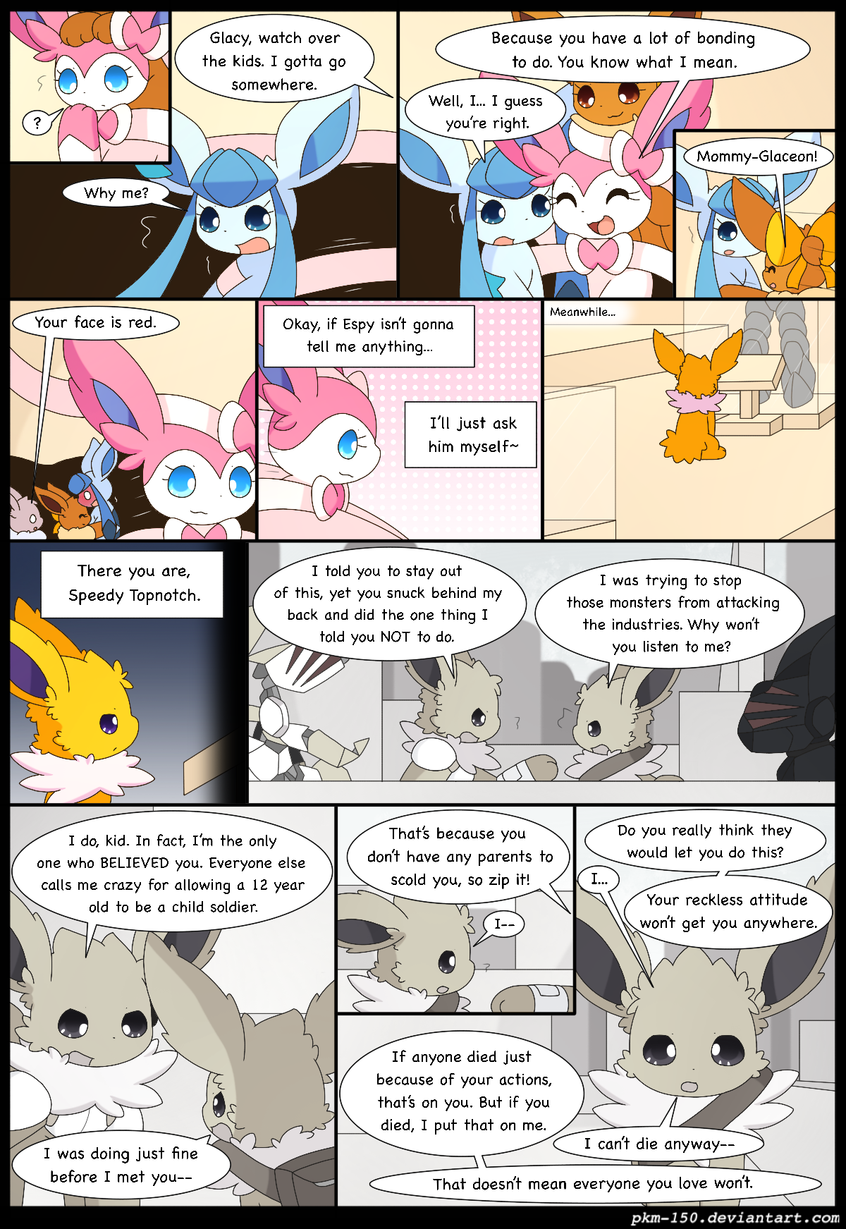 Es Special Chapter 10 Page 37 Eeveelution Squad Comic Fury Comic