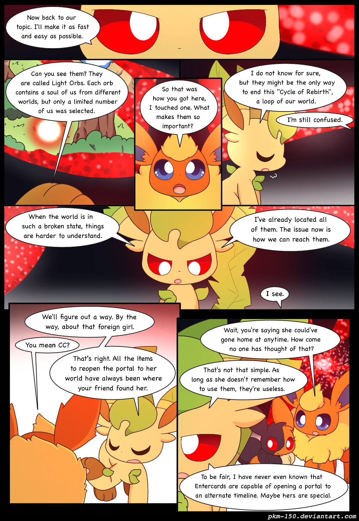 Es Special Chapter Page Eeveelution Squad Comic Fury Comic Fury Webcomic Hosting