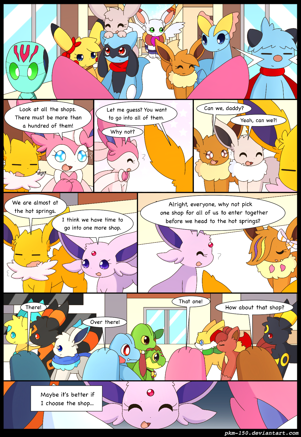 Es Special Chapter 11 Page 17 Eeveelution Squad Comic Fury Comic