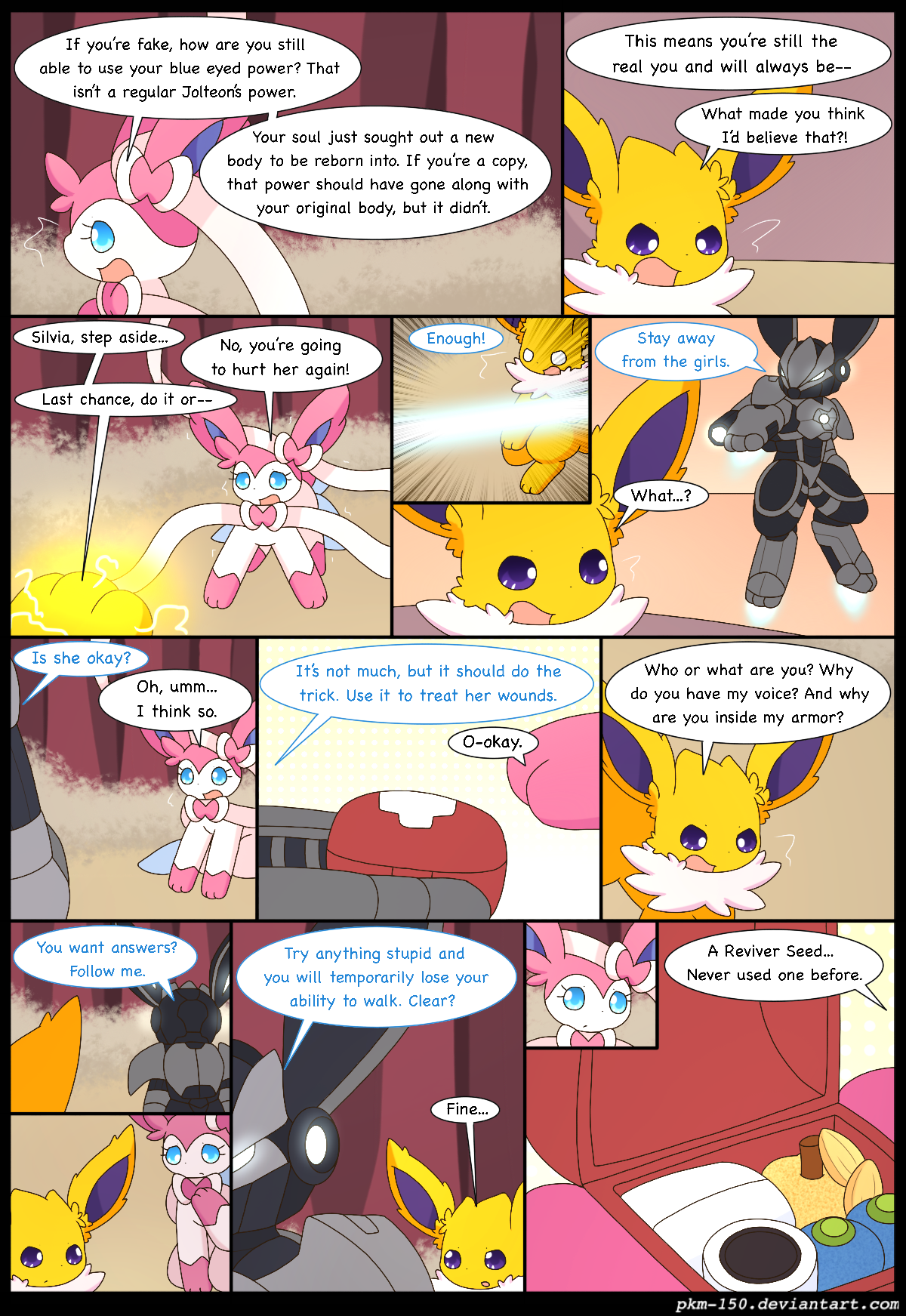 Es Special Chapter Page Eeveelution Squad Comic Fury Comic Fury Webcomic Hosting