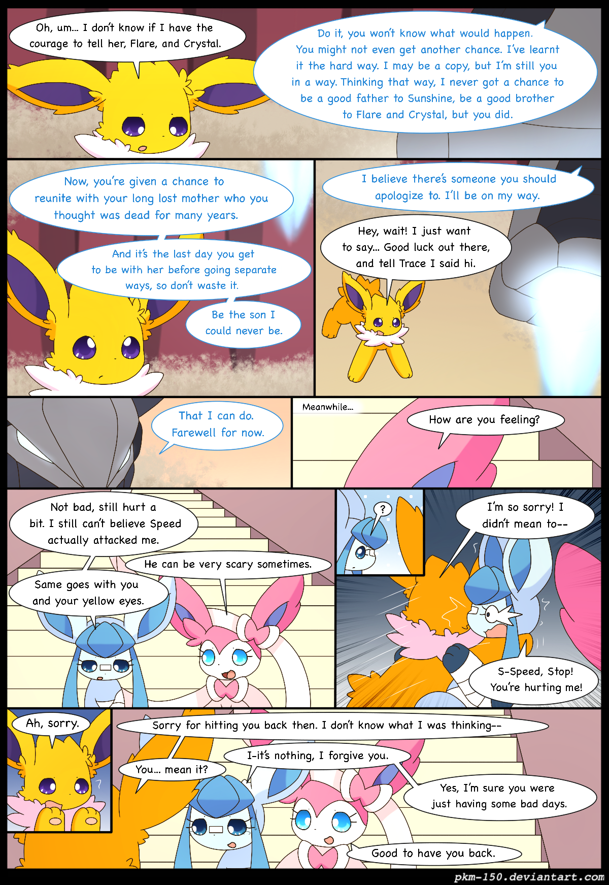 Es Special Chapter 11 Page 33 Eeveelution Squad Comic Fury Comic