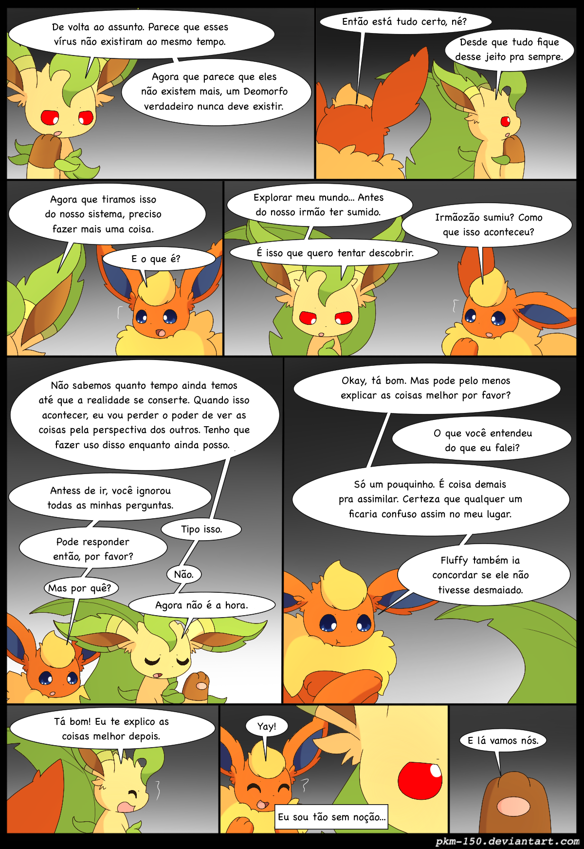 Cap Tulo Especial P Gina Eeveelution Squad Pt Br Comic