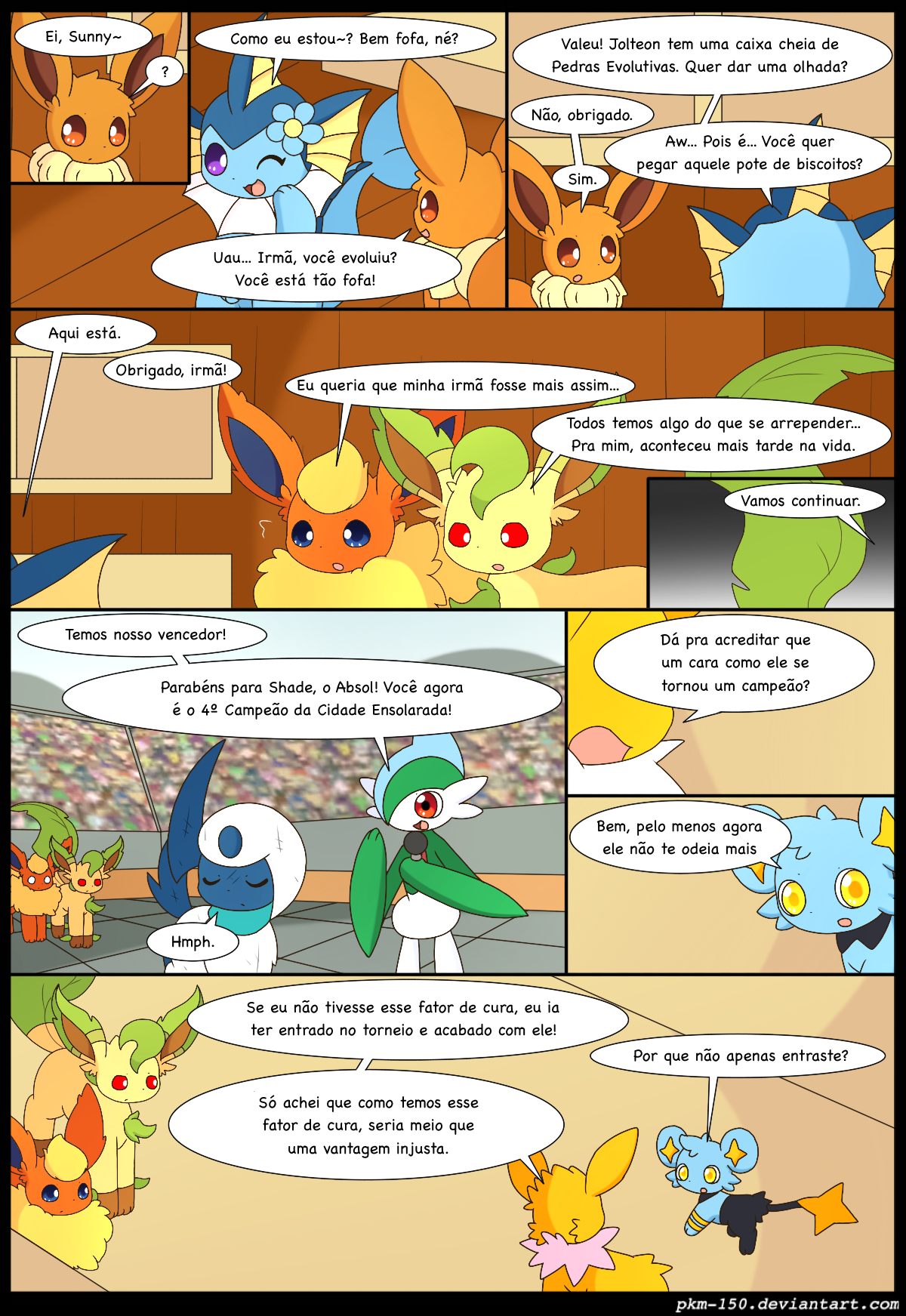 Capítulo Especial 10 Página 24 Eeveelution Squad Pt Br Comic