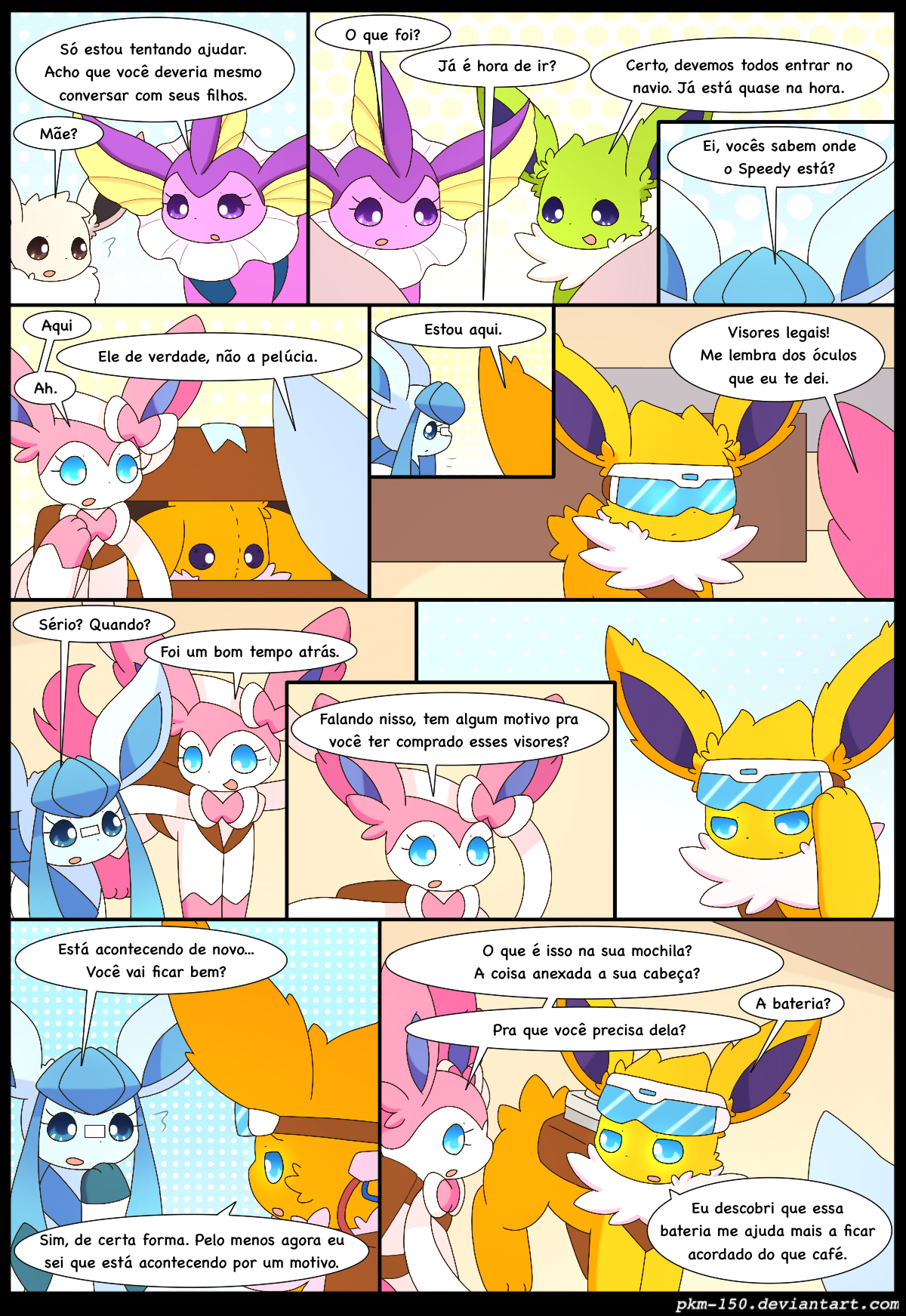 Cap Tulo Especial A P Gina Eeveelution Squad Pt Br Comic