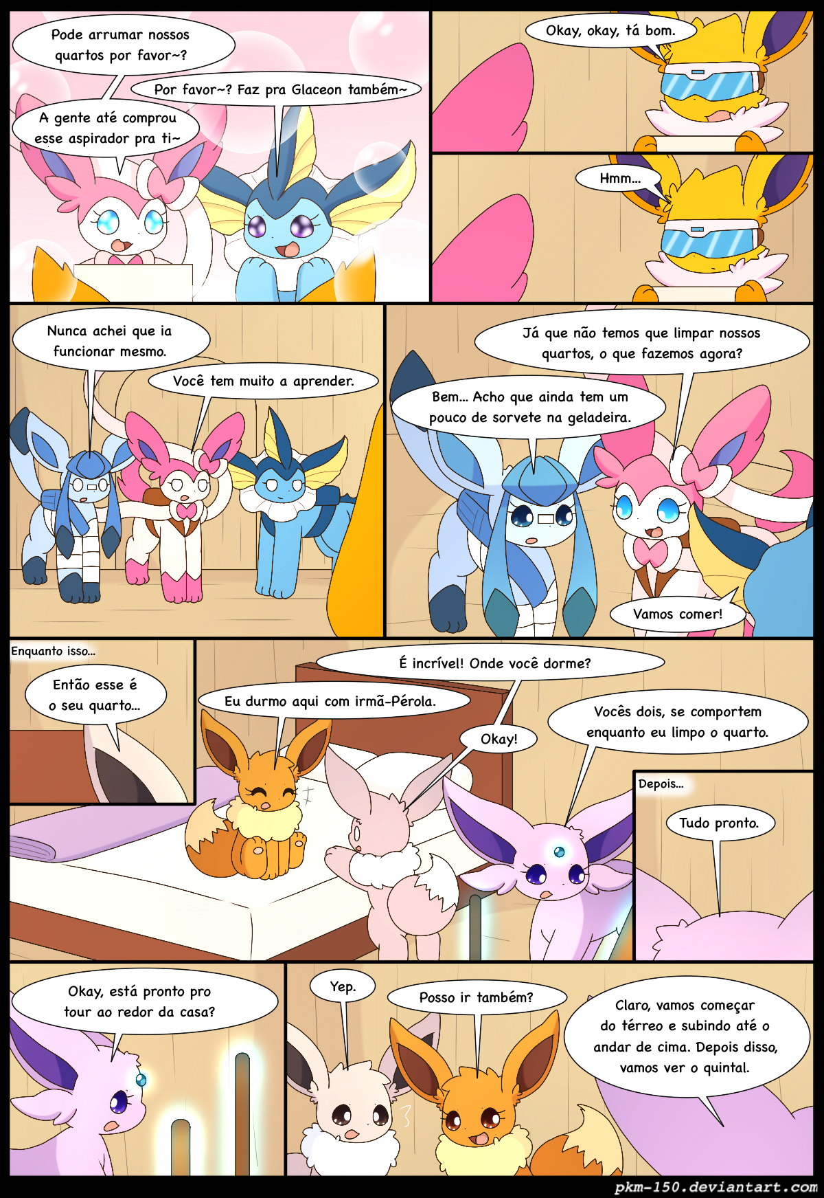 Cap Tulo Especial A P Gina Eeveelution Squad Pt Br Comic