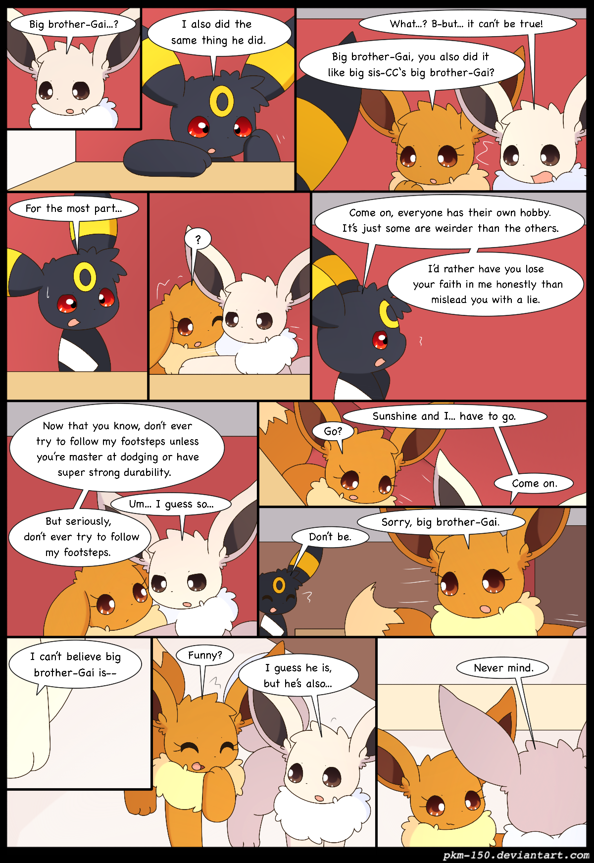 Es Special Chapter A Page Eeveelution Squad Comic Fury Comic Fury Webcomic Hosting