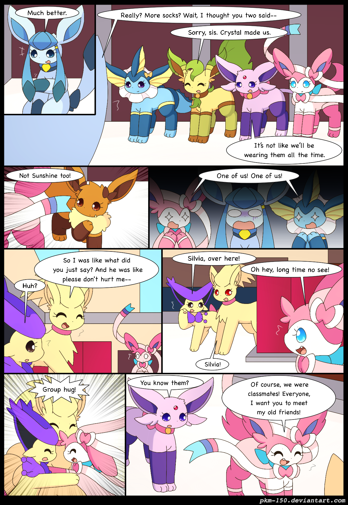 Es Special Chapter A Page Eeveelution Squad Comic Fury Comic