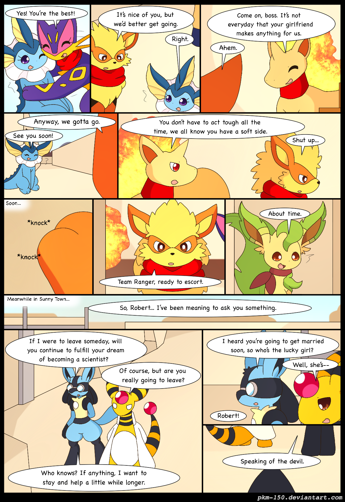 Es Special Chapter B Page Eeveelution Squad Comic Fury Comic Fury Webcomic Hosting