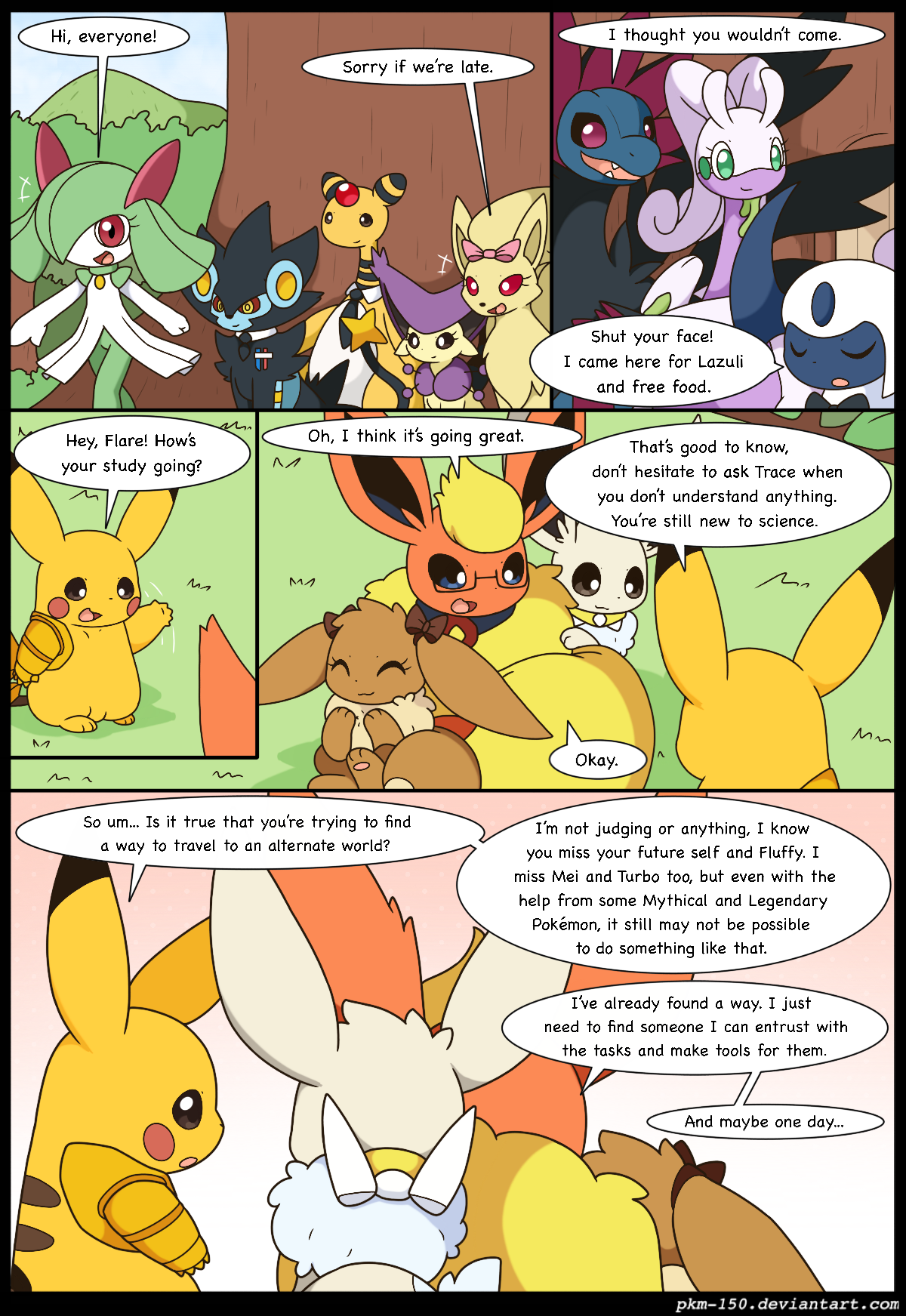 Es Special Chapter 12b Page 104 Eeveelution Squad Comic Fury