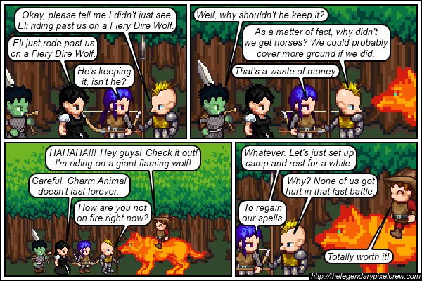 Strip 285 - "All the other Adventurers are doing it"