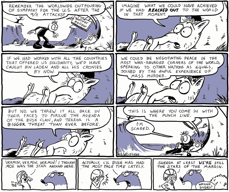 Most Strips Feature Vermin When I'm Mad