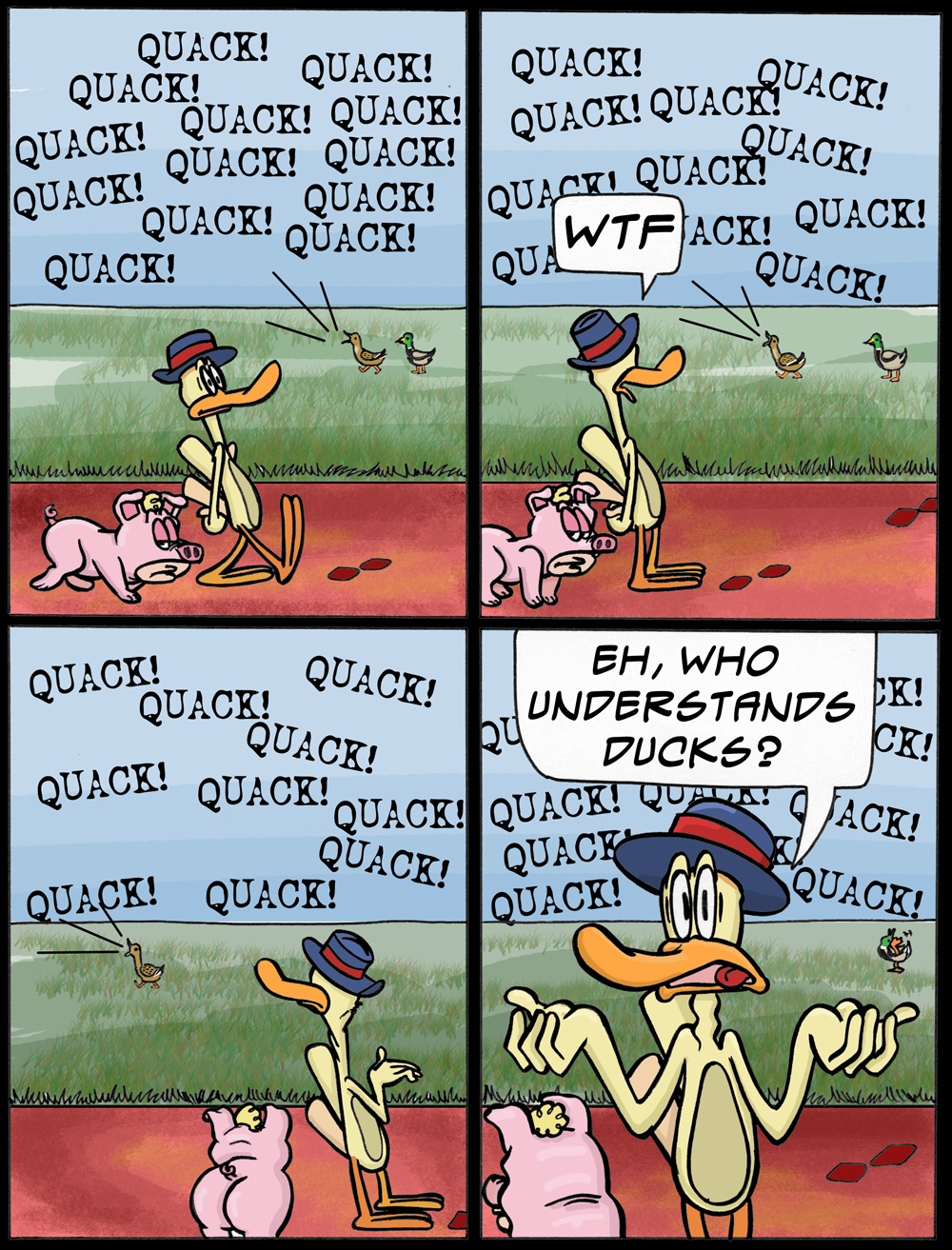 In Which Francis Encounters a Duck