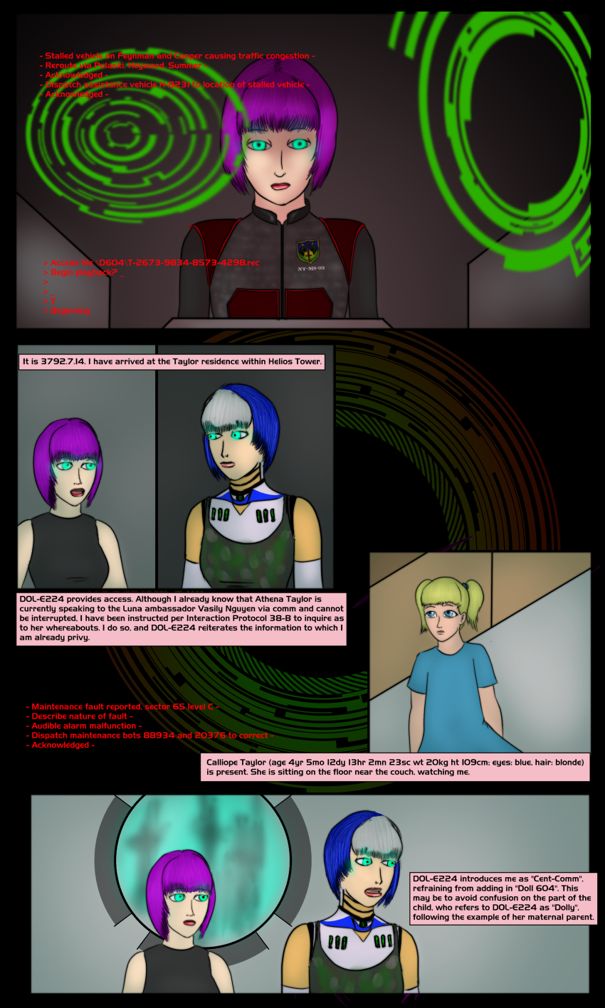Memory Shard - Centcomm page 1 ( Guest comic by  Professor Etheric  )