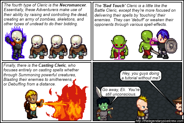 Strip 442 - "The many different types of Clerics Part 3"