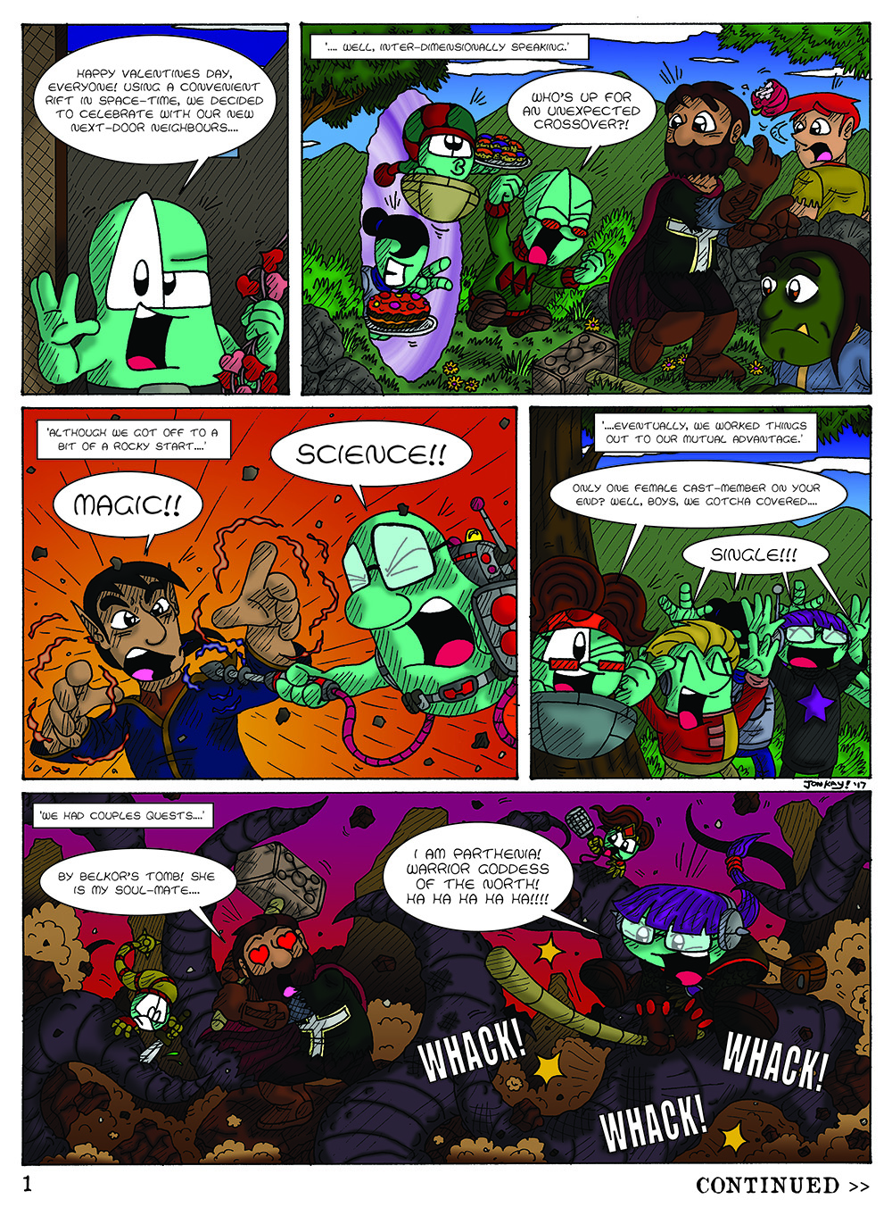 Curse Quest, Page 1 by Cartoonist_at_Large