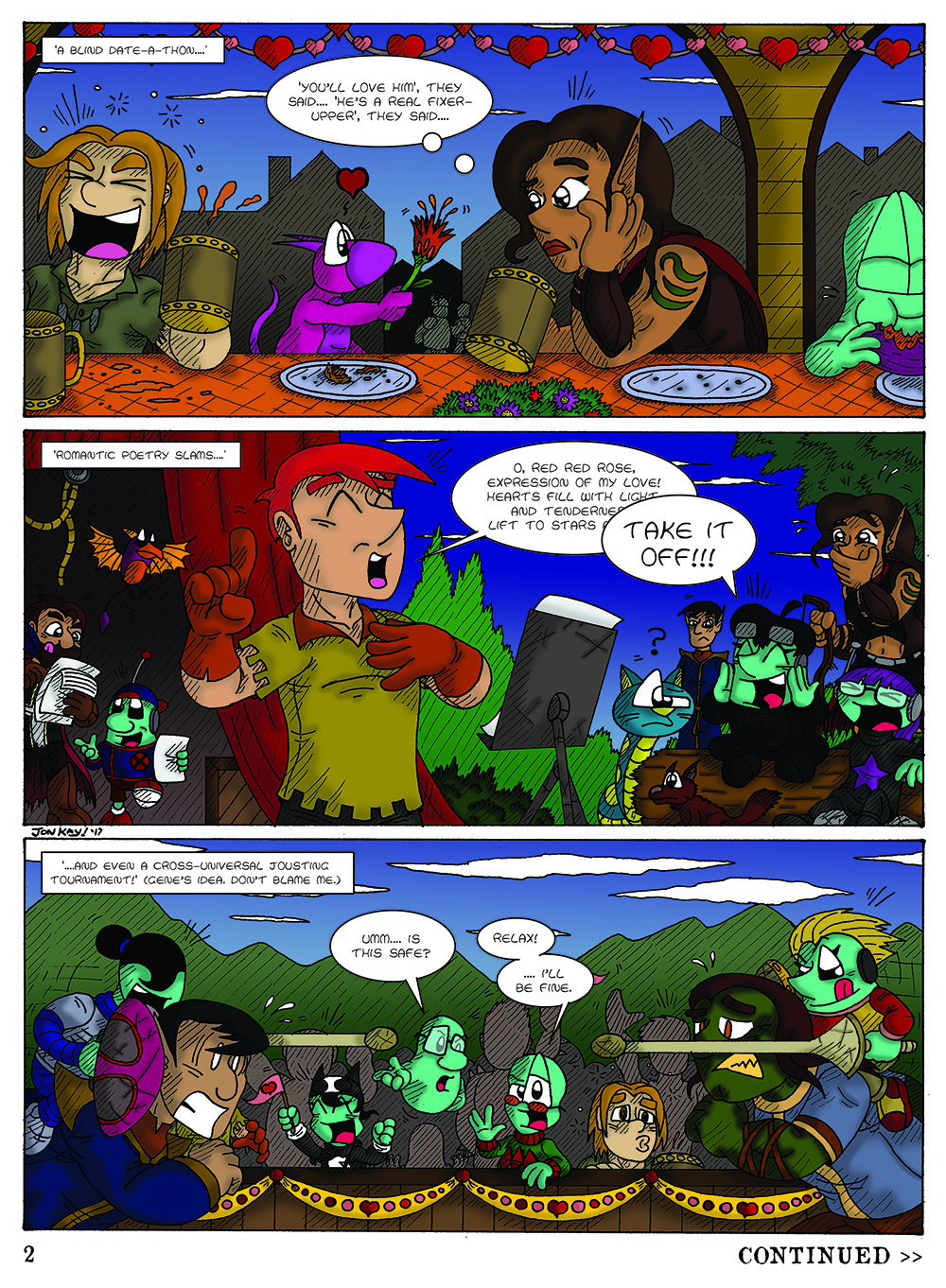 Curse Quest, Page 2 by Cartoonist_at_Large