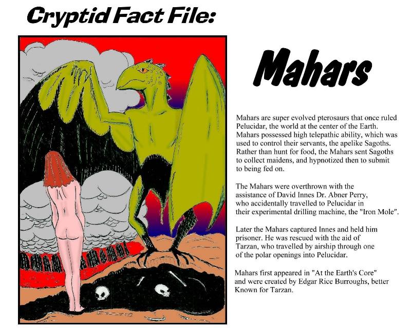 Kryptiden-Fact File - Mahars (von Lee Lines)