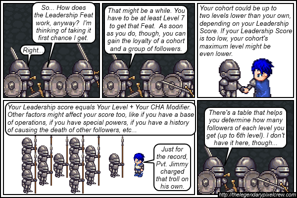 Strip 496 - "The Leadership Feat - Part 2"