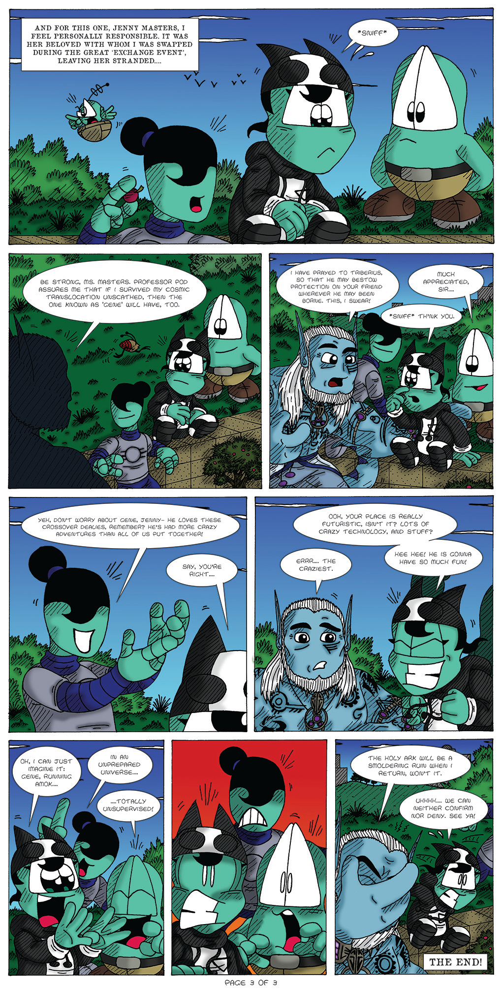 Arkian to Cosmos Part 3 by Cartoonist_at_Large