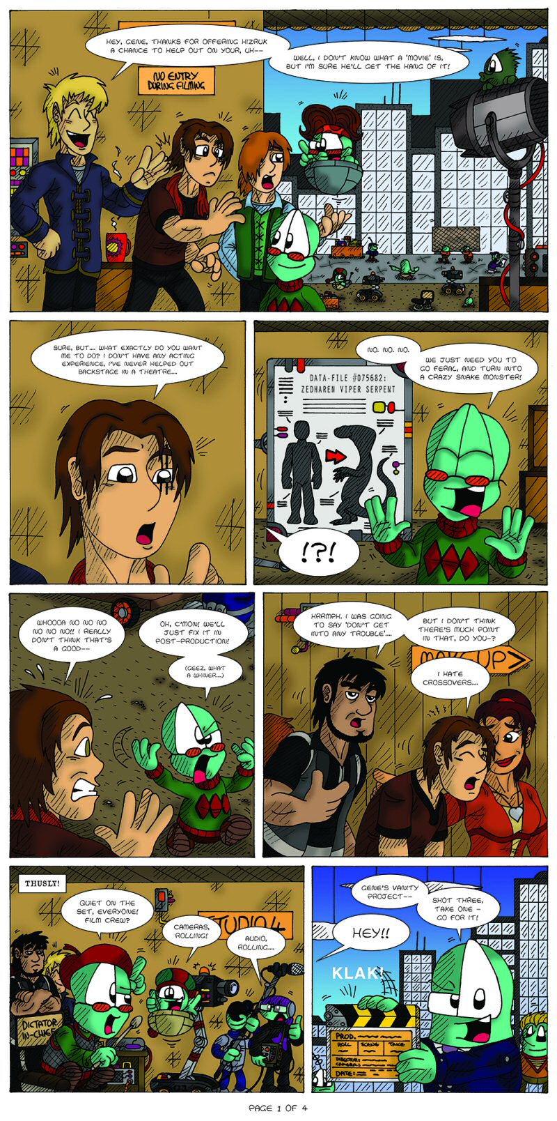 Serpents of Old Page 1 by  Cartoonist_at_Large