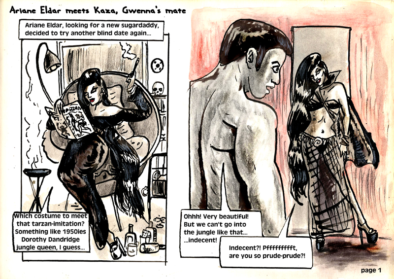 Kaza's Mate Gwenna, Page 1 by Stilldown