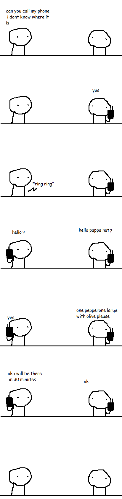 telephone conversation