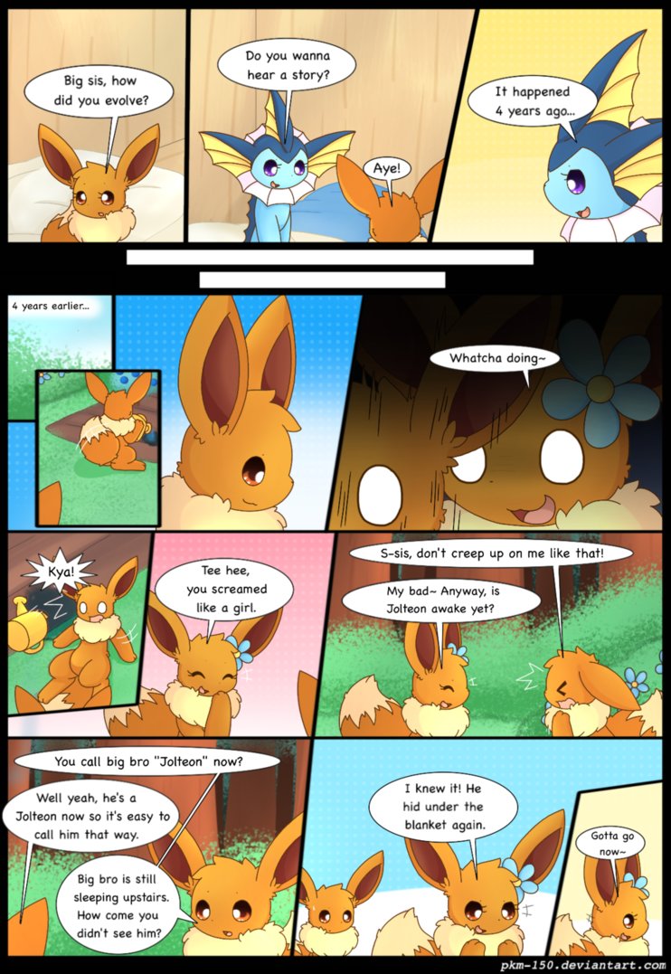 Es Special Chapter Page Eeveelution Squad Comic Fury Comic Fury Webcomic Hosting