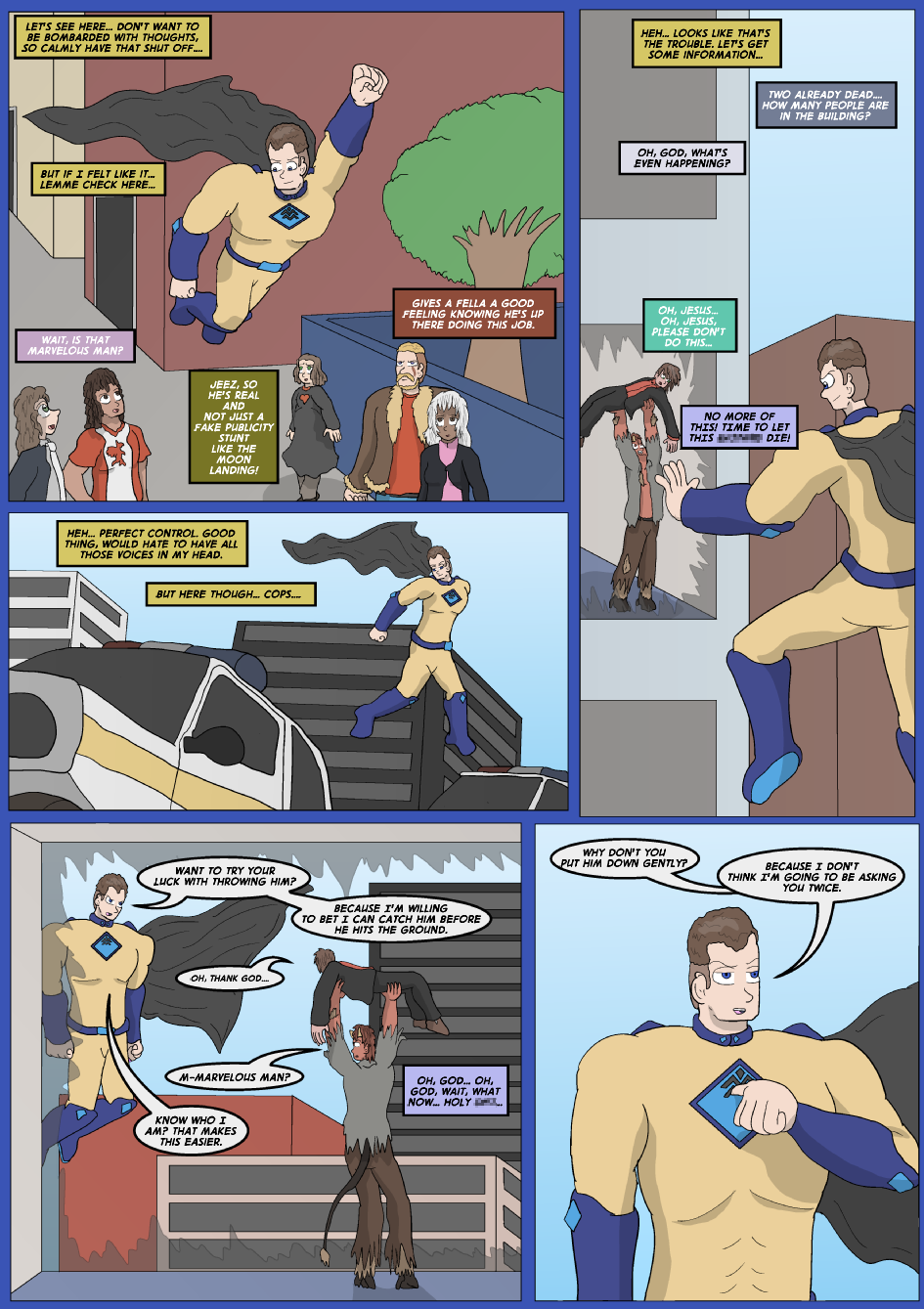 Blue vs. Gold, Page 2