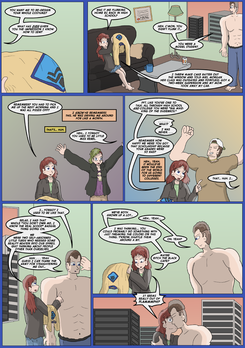 Blue vs. Gold, Page 8