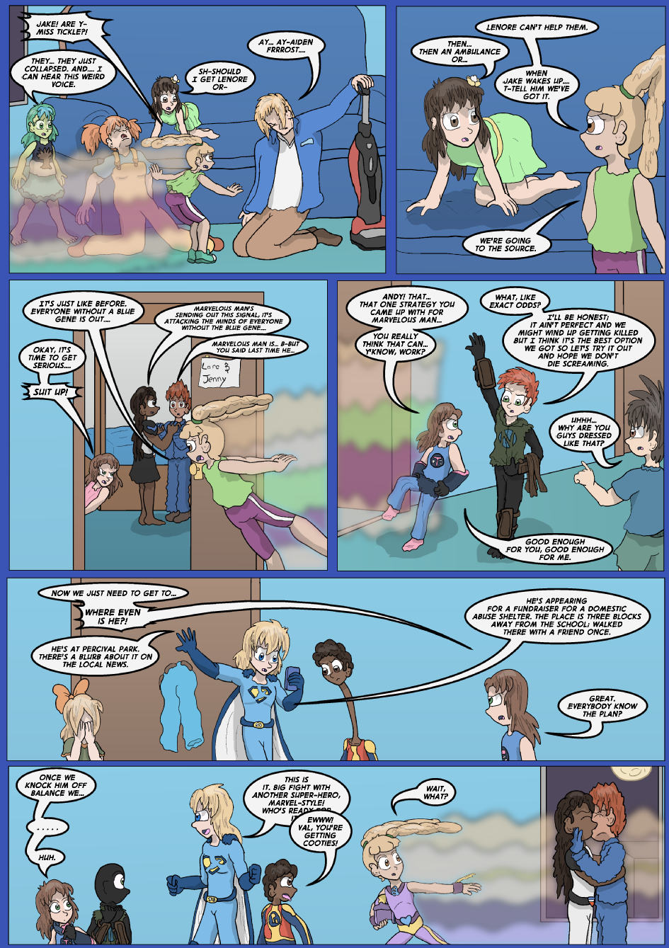 Blue vs. Gold, Page 17