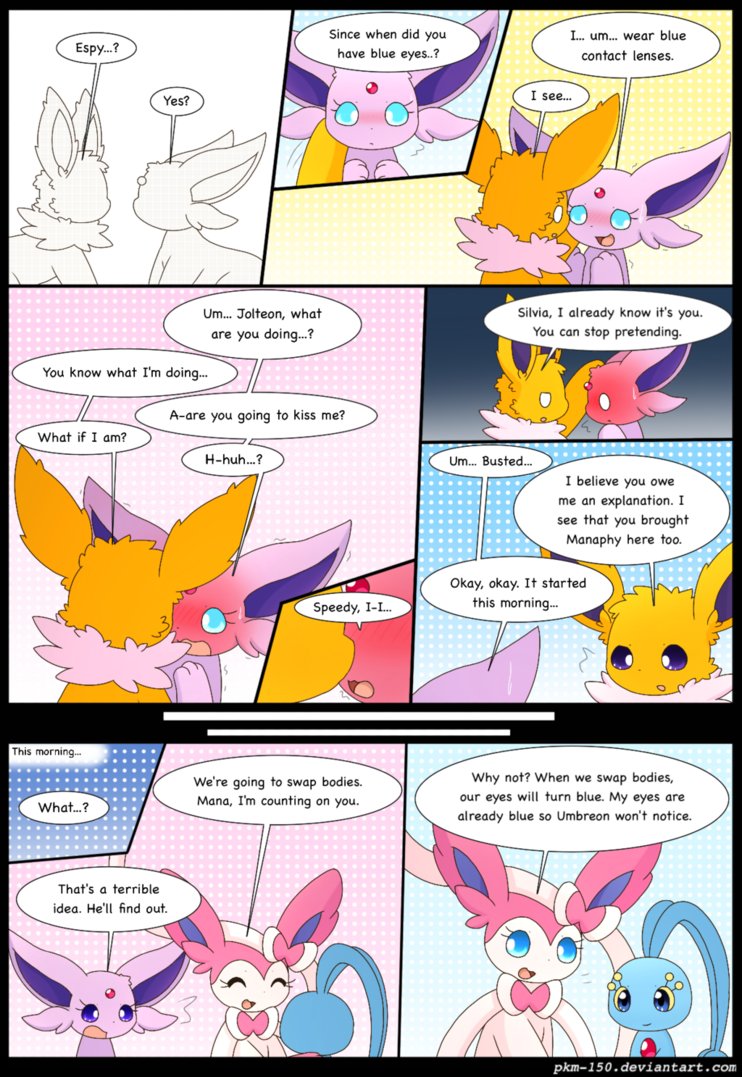 Es Special Chapter Page Eeveelution Squad Comic Fury Comic Fury Webcomic Hosting