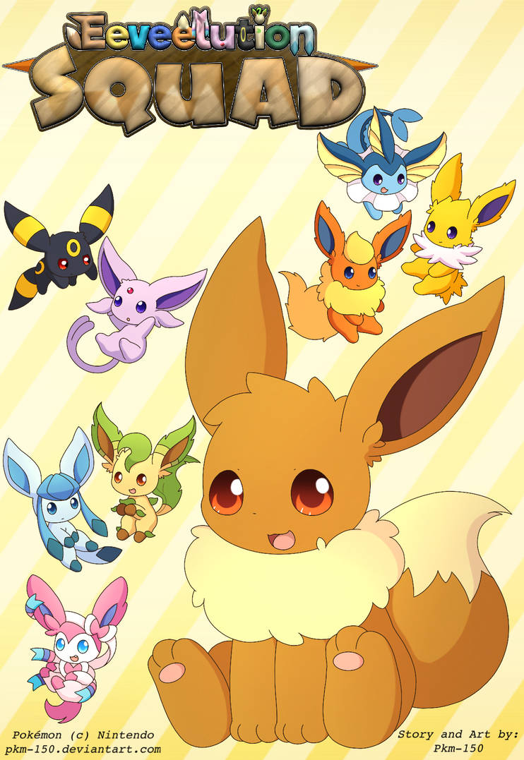 Eeveelution Squad Cover Eeveelution Squad Comic Fury Comic Fury