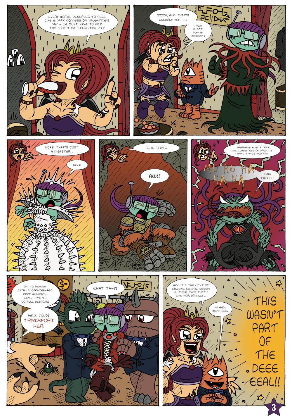 KEISUMA and Myra, Page 3 by Cartoonist_at_Large