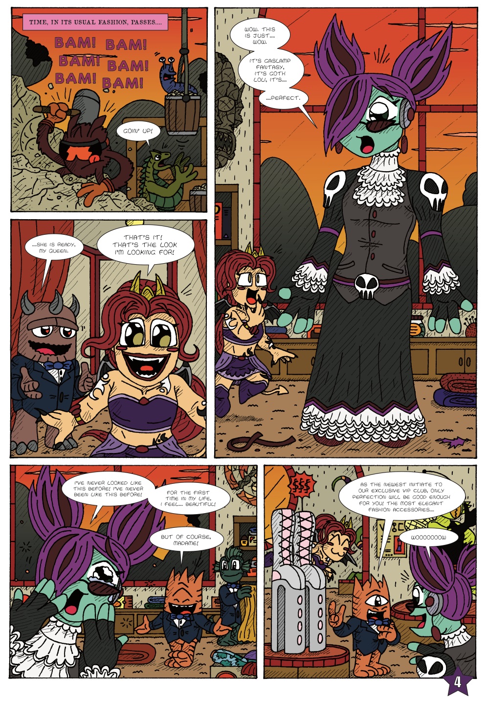 KEISUMA and Myra, Page 4 by Cartoonist_at_Large
