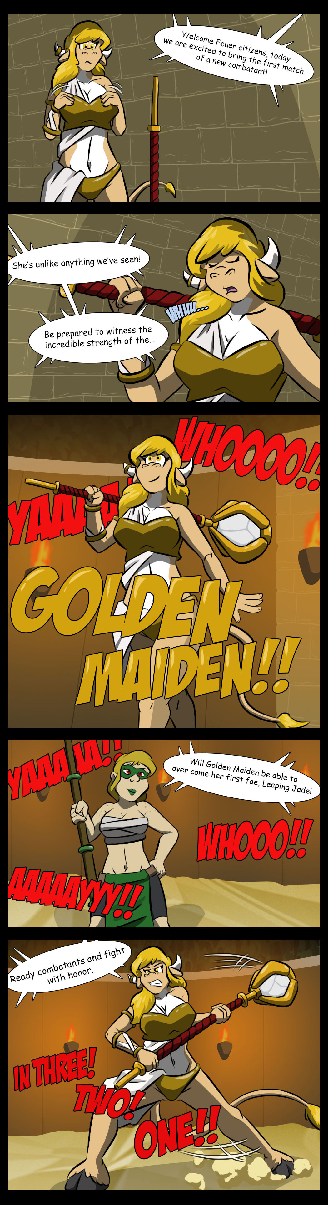 Golden maiden