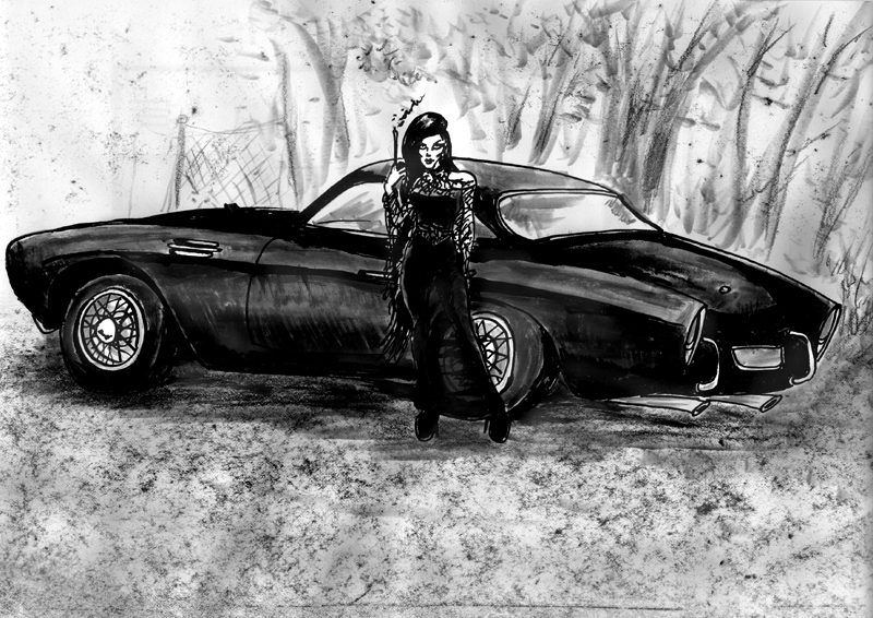 Ariane with Pegaso car demon