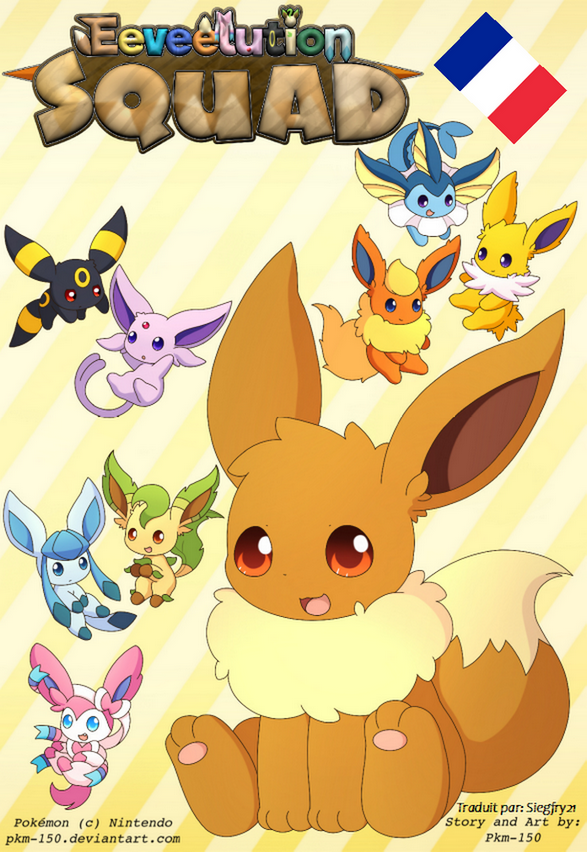 Page De Couverture Eeveelution Squad En Français Comic Fury Comic