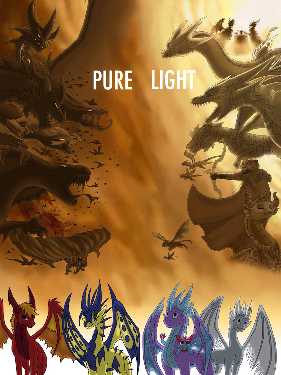 Spyro comic pure light