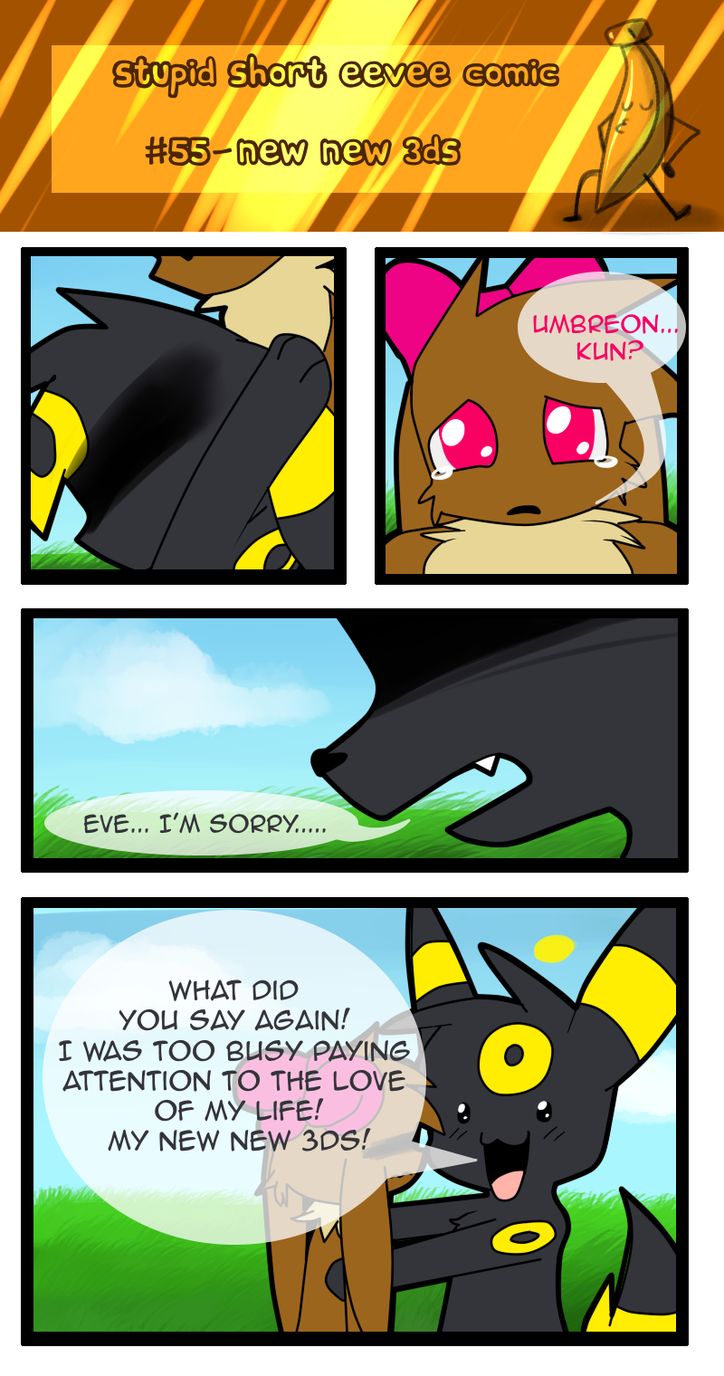 Stupid Short Eevee Comic :: #55- New new 3ds