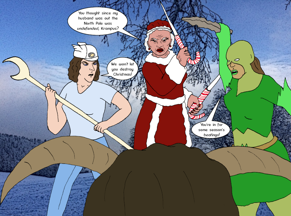 Christmas Crossover Comic | The Mansion of E - shastab24