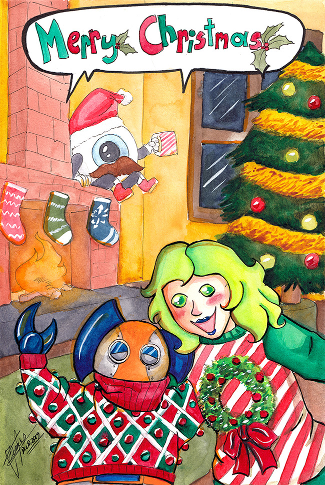 Christmas Crossover Comic | Milty's Fictocomic Cavalcade - BustyLaroo