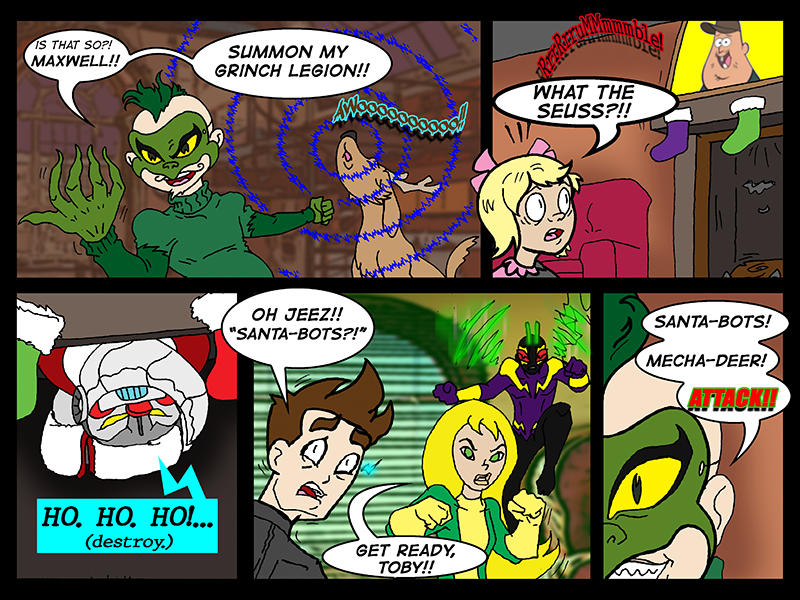 Christmas Crossover Comic | Lectro - Phoenix In Crisis - Page 3