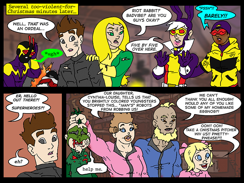 Christmas Crossover Comic | Lectro - Phoenix In Crisis - Page 6