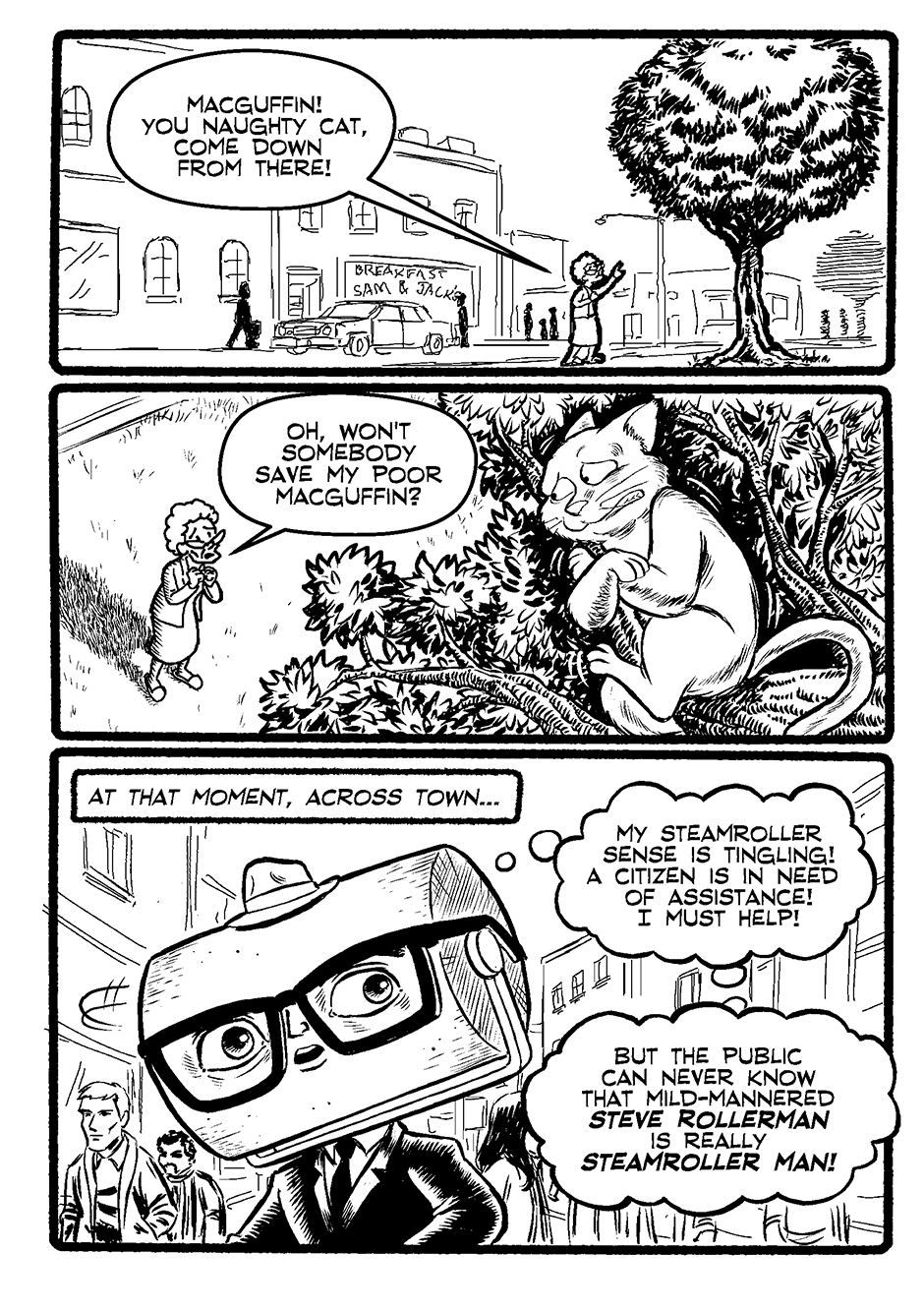 Ashcan Zine Edition, Page One