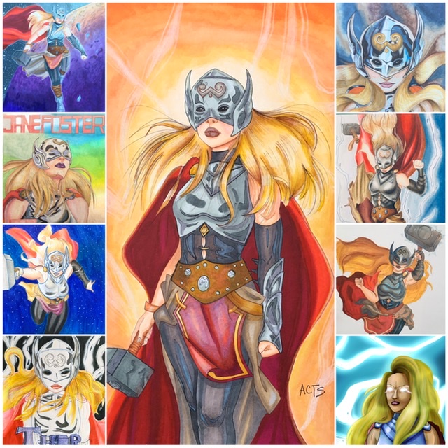 Jane Foster Thor Collage
