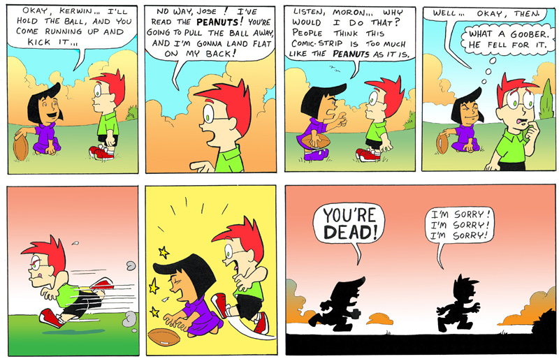 A Charlie Brown Homage or Why Kerwin Won't Live to See the Super Bowl