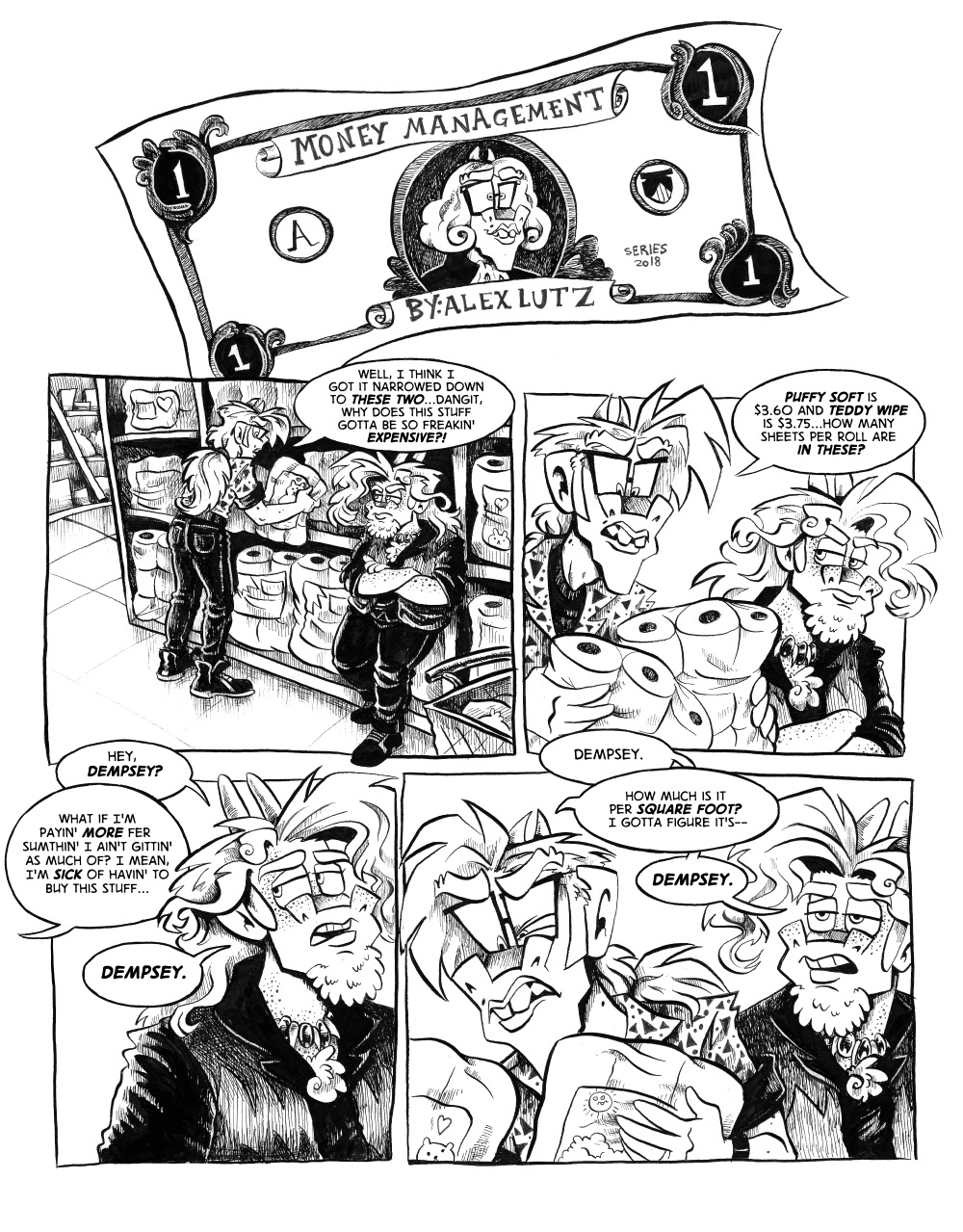 Money Management page 1 (Bonus Comic)